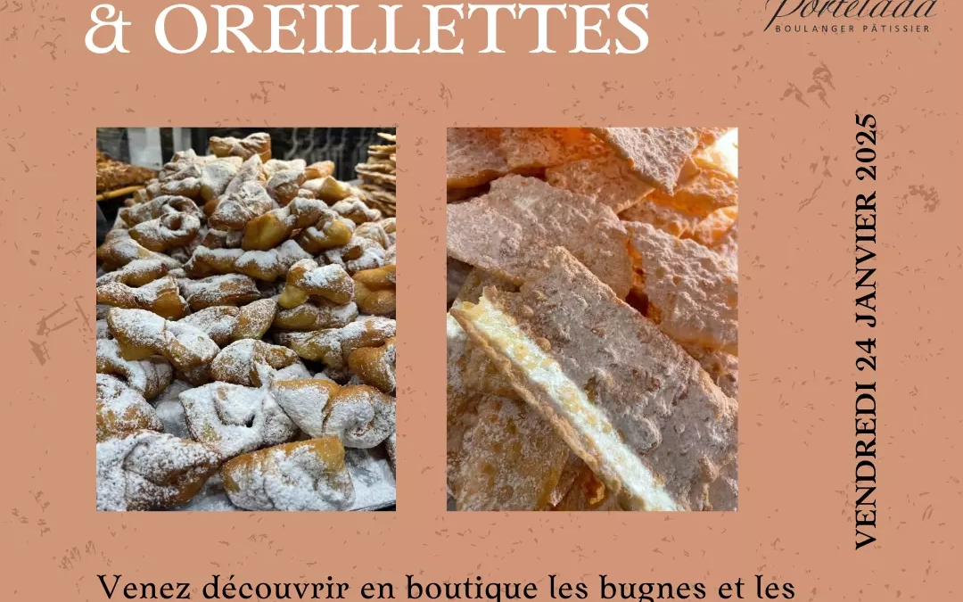 Les bugnes et oreillettes